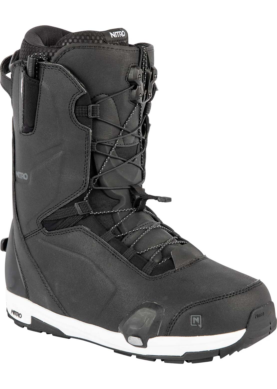Nitro Men&#39;s Profile TLS Step On Snowboard Boots Black
