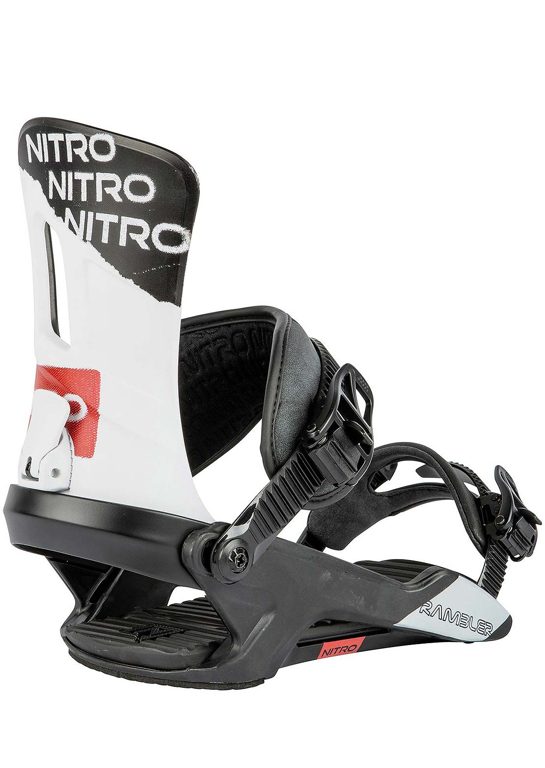 Nitro Men&#39;s Rambler Snowboard Bindings Raw