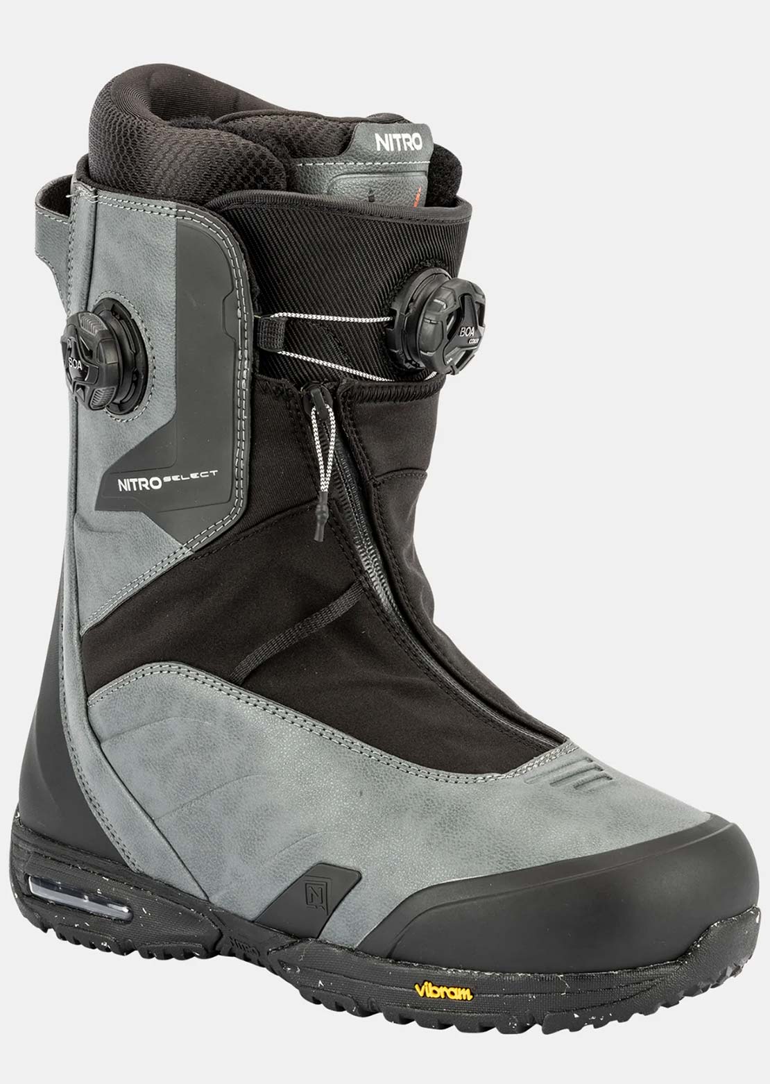 Nitro Men's Select BOA Snow Boots Charcoal/Black