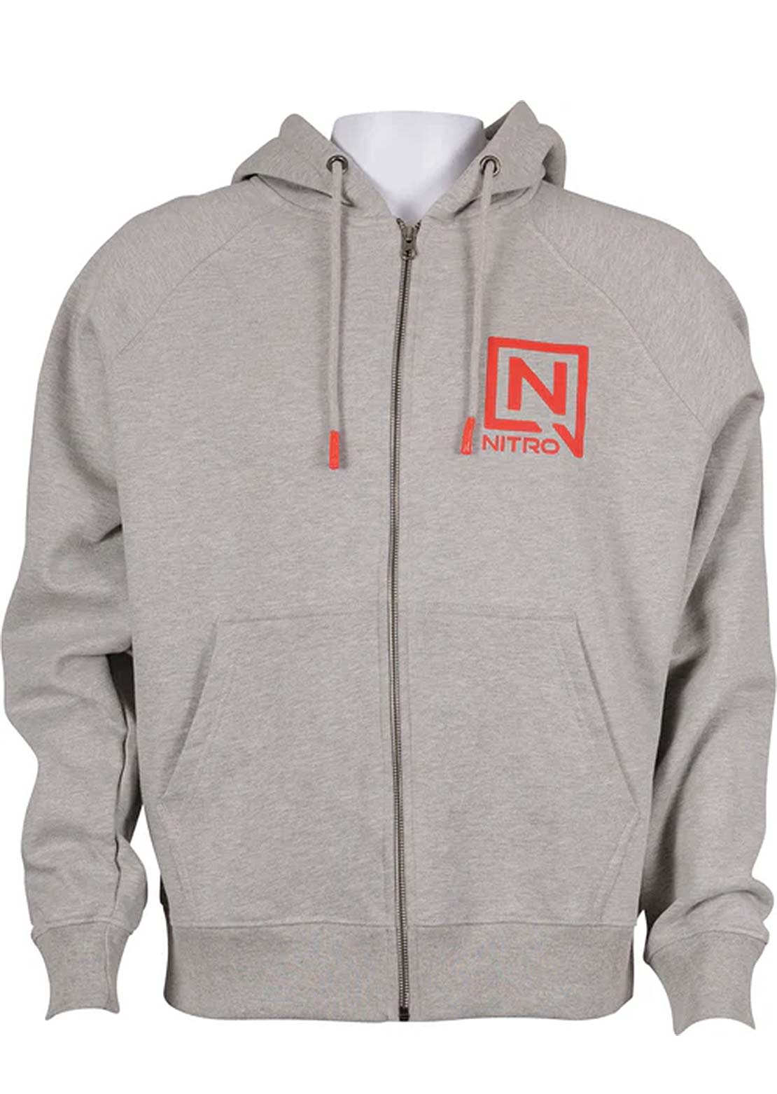 Nitro Men's Zip Hood Heather Grey