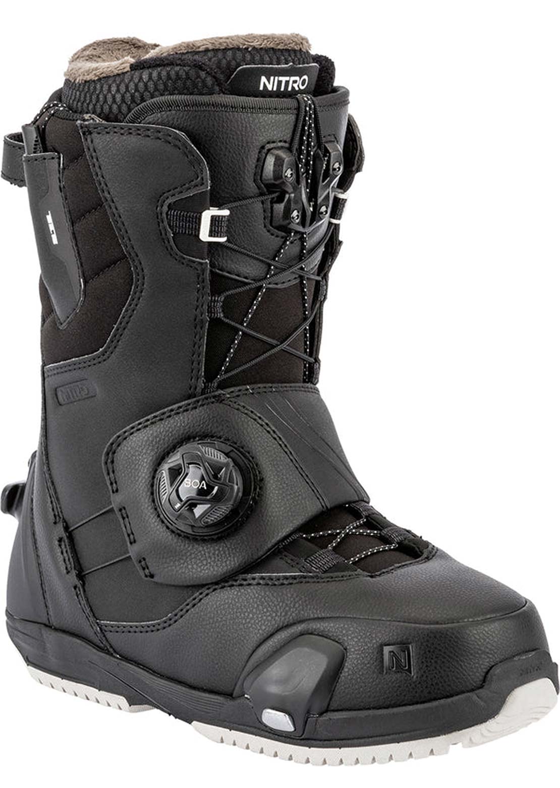 Nitro Women's Cave Step On TLS Snowboard Boots Black