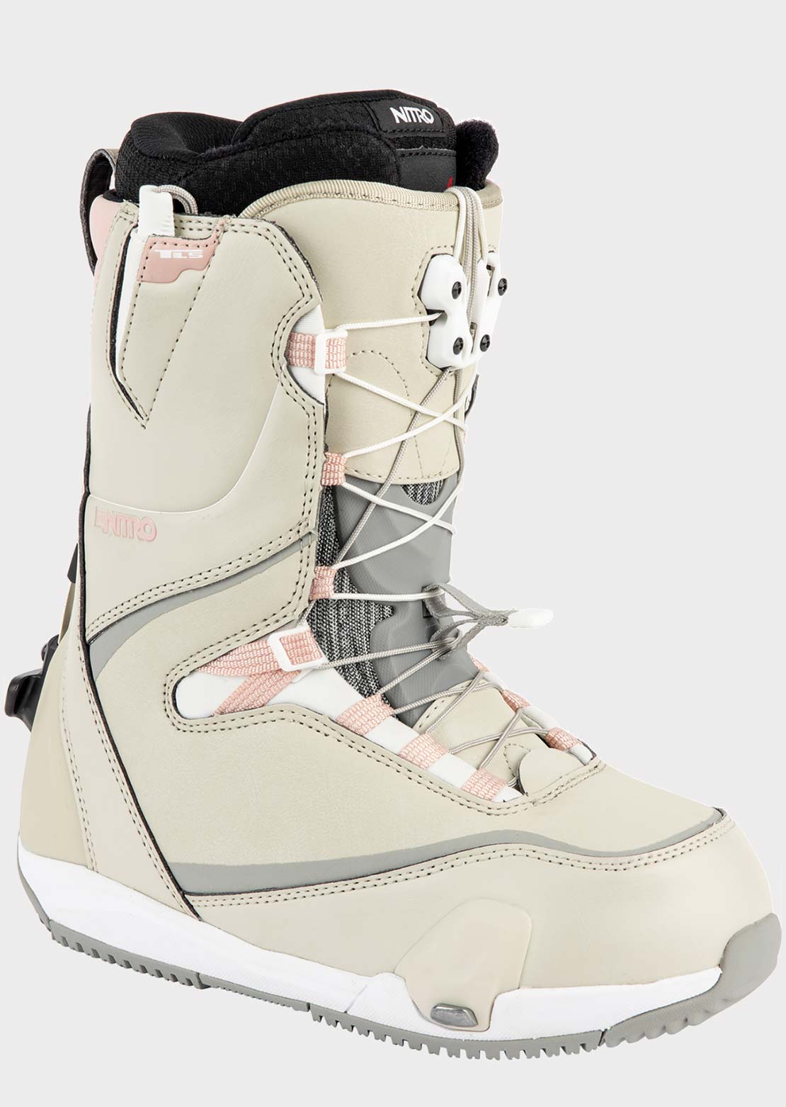 Nitro Women's Cave TLS Step On Snowboard Boots White