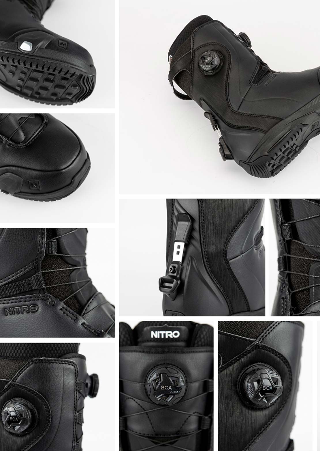 Nitro Women's Dynasty Step On BOA Snow Boots Black