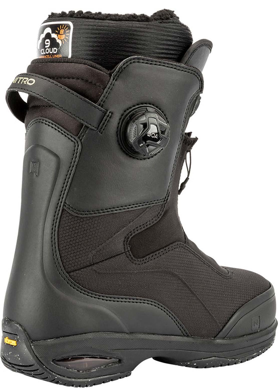 Nitro Women's Fate BOA Snowboard Boots Black
