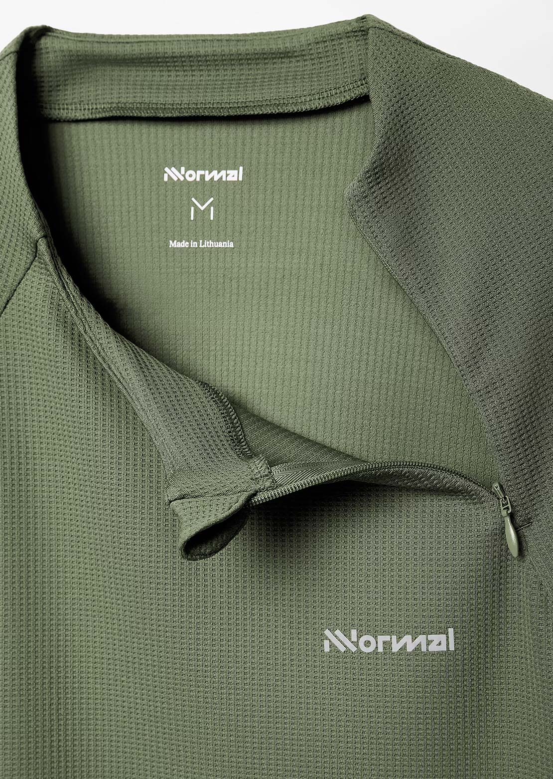 NNormal Men's 1/2 Zip Active Fleece Longsleeve