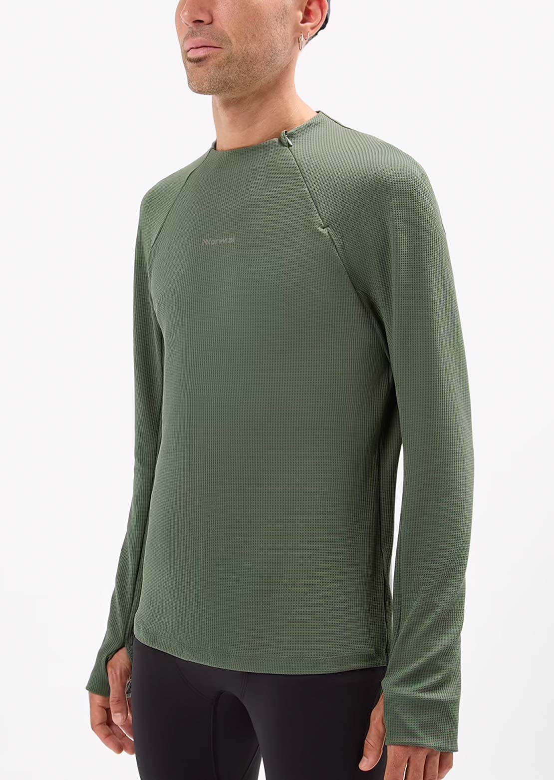 NNormal Men's 1/2 Zip Active Fleece Longsleeve