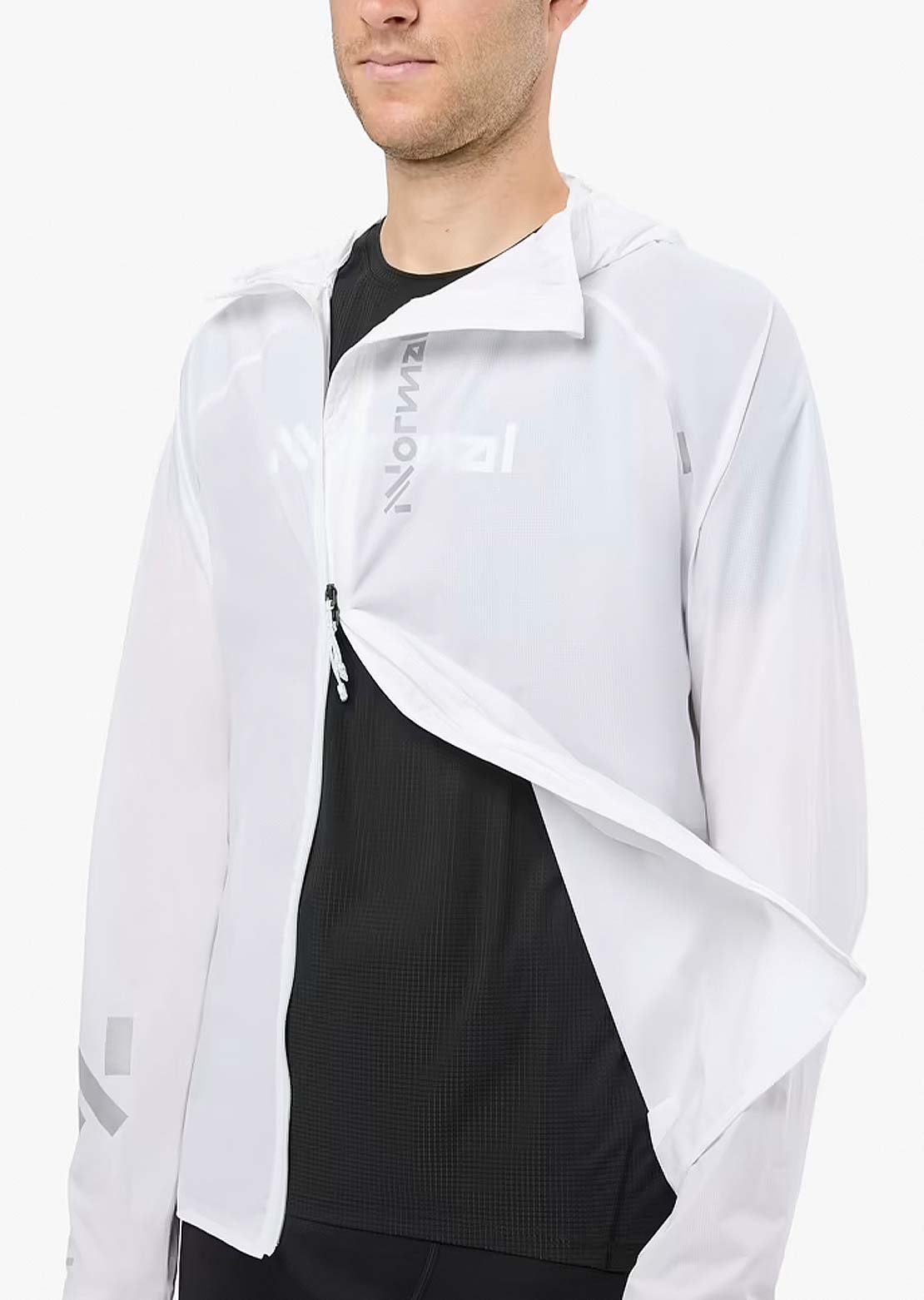 NNormal Men's Trail Wind Jacket White