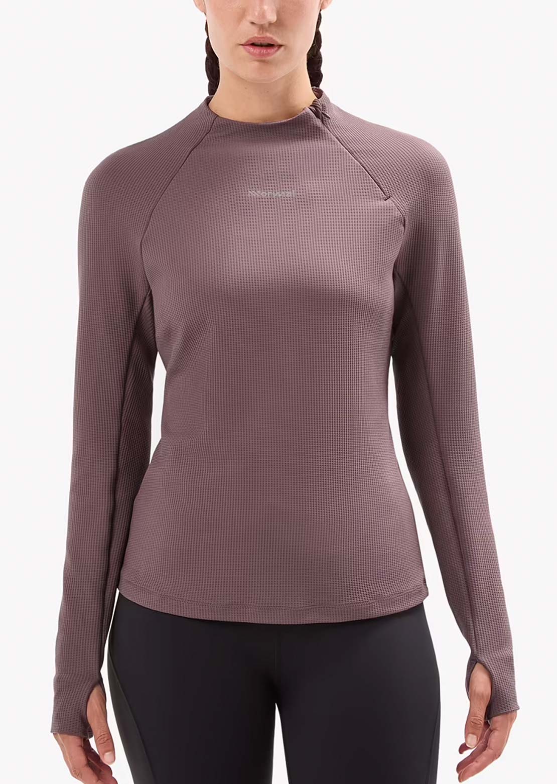 NNormal Women's 1/2 Zip Active Fleece Longsleeve