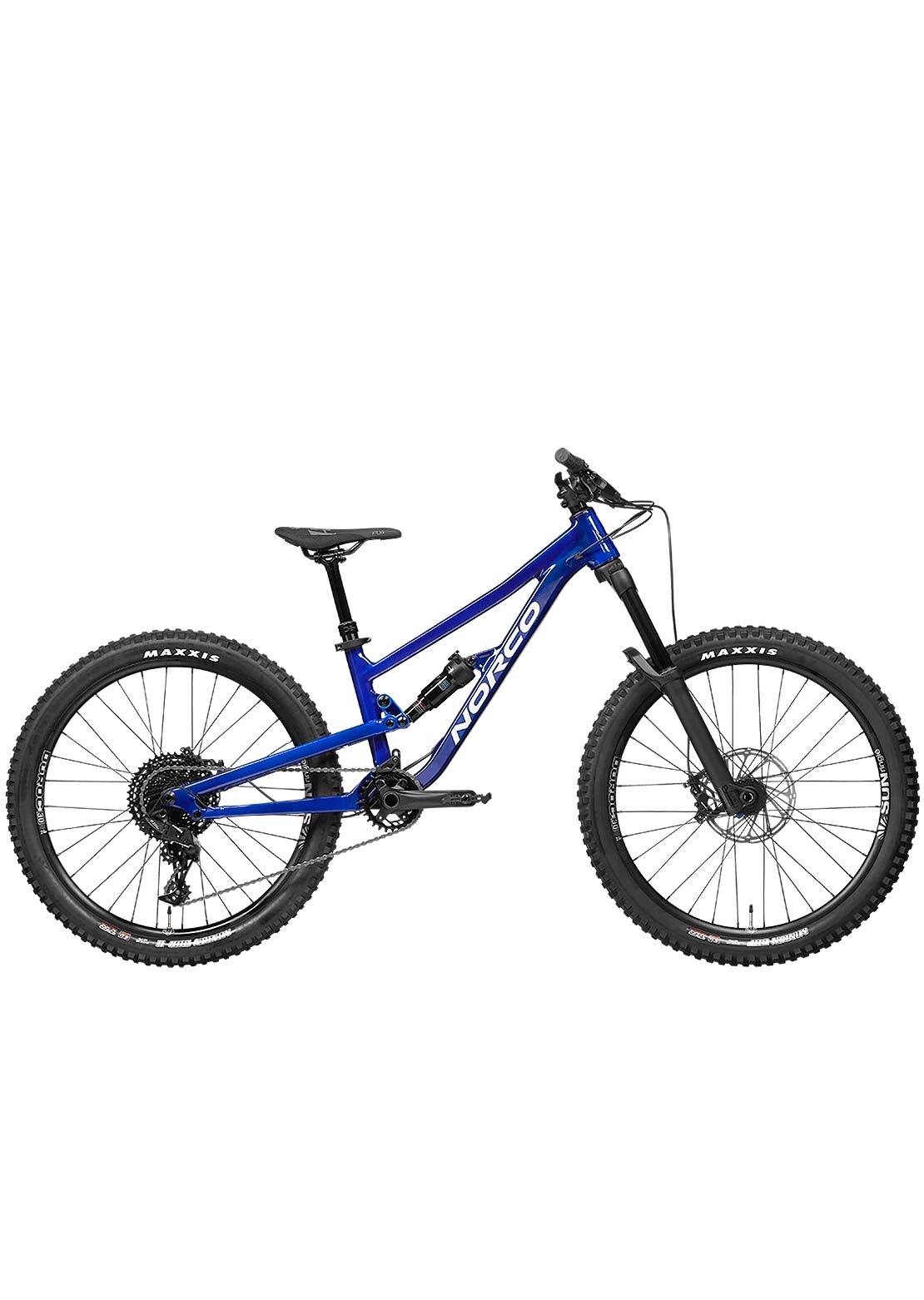Norco Junior Fluid FS 4.2 24&quot; Mountain Bike Blue/Chrome