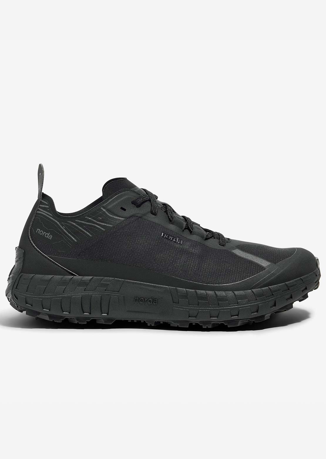 norda Men's 001A Trail Running Shoes Stealth Black