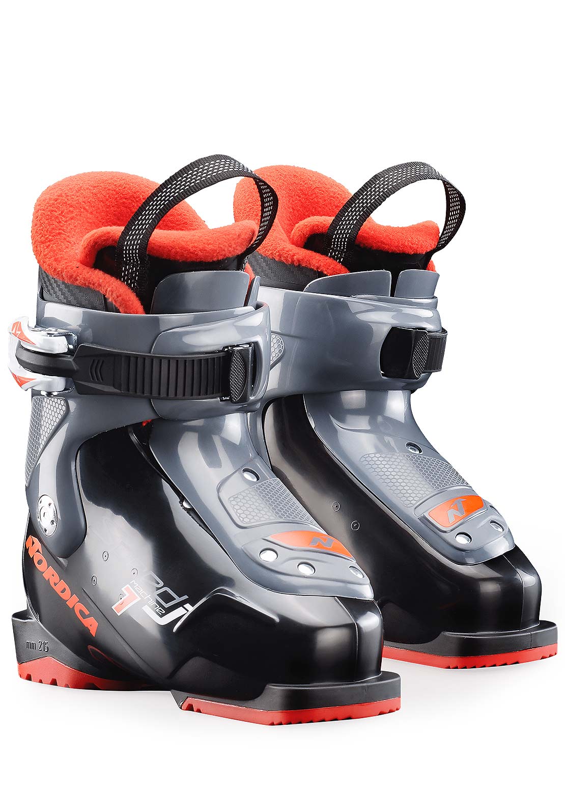 Nordica Junior Speedmachine 1 Ski Boots Black/Anthracite/Red