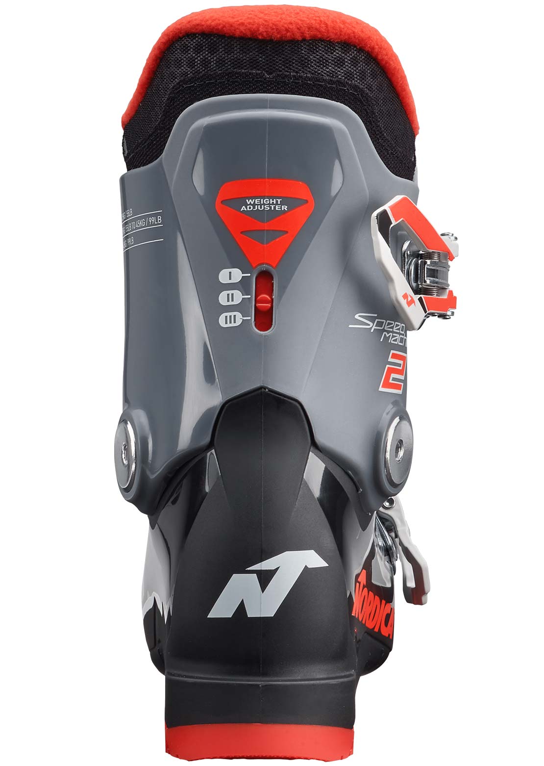 Nordica Junior Speedmachine 2 Ski Boots Black/Anthracite/Red