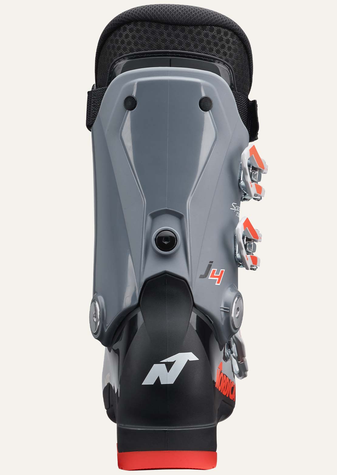 Nordica Junior Speedmachine 4 Ski Boots Black/Anthracite/Red