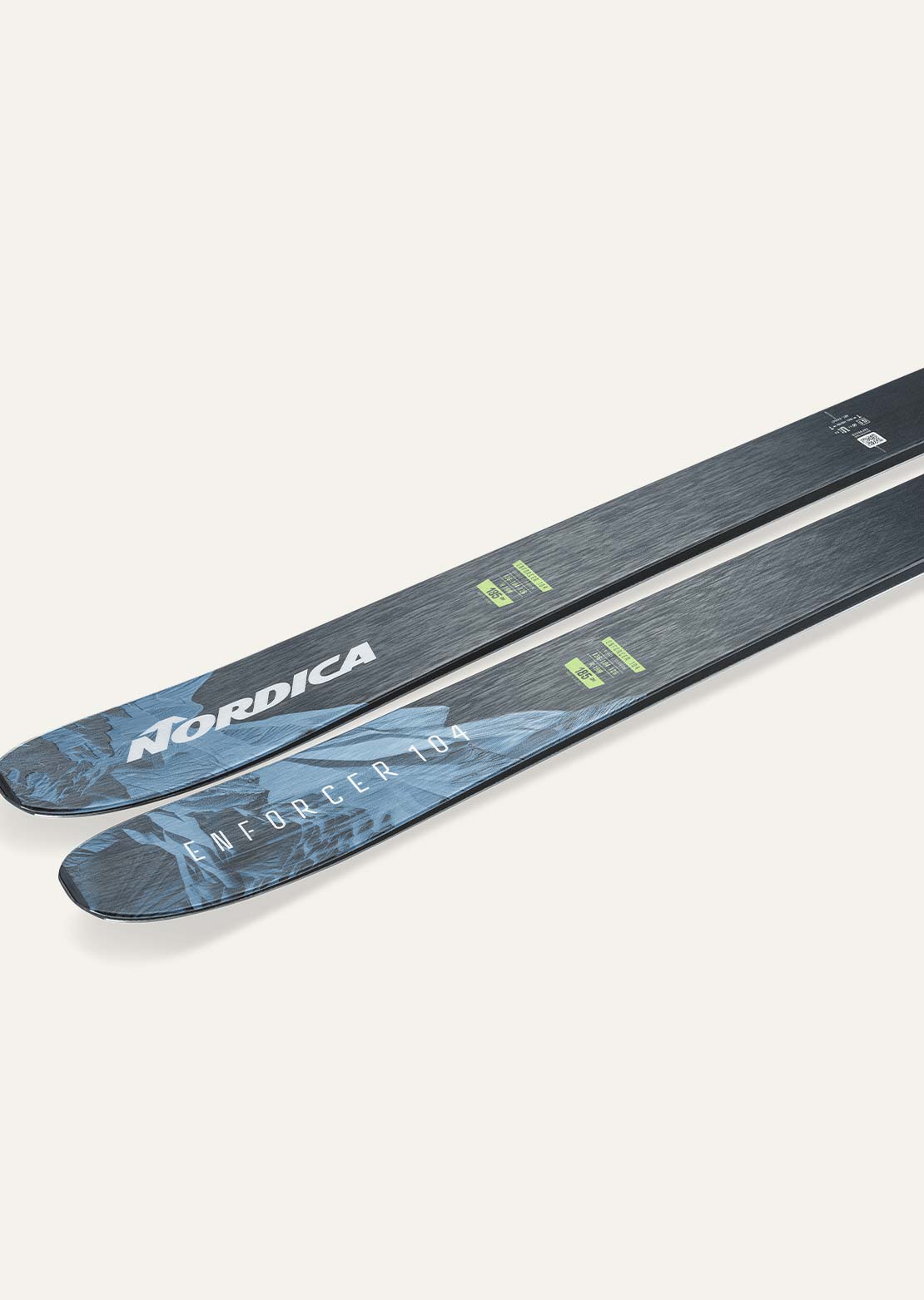 Nordica Men's Enforcer 104 Ski Black/Lime/Blue