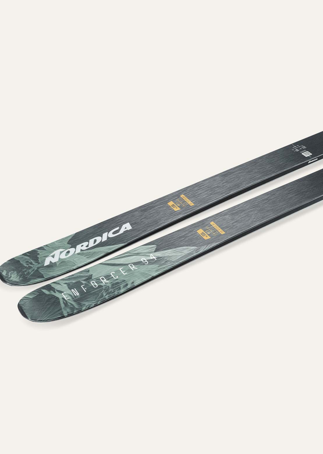 Nordica Men's Enforcer 94 Ski Black/Orange/Green