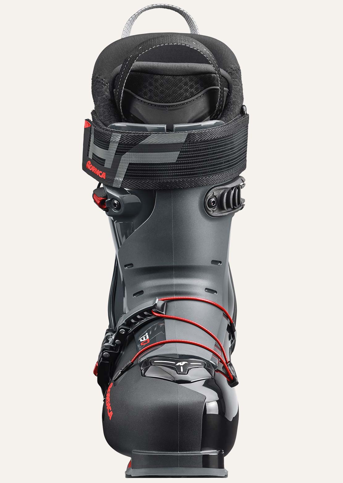 Nordica Men's HF Pro 130 Ski Boots Grey/Black/Red