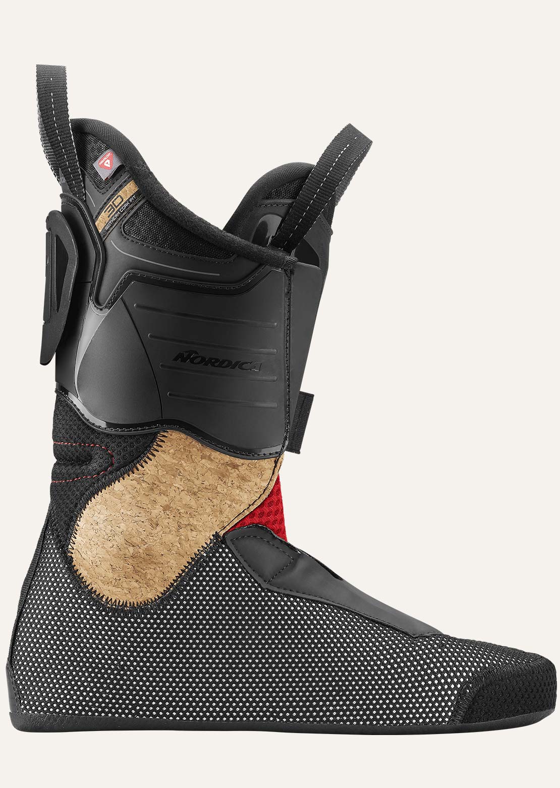 Nordica Men's HF Pro 130 Ski Boots Grey/Black/Red