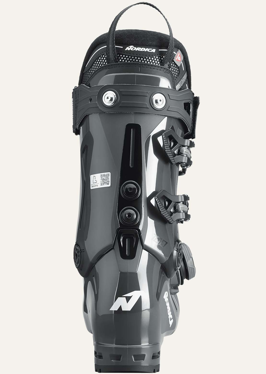 Nordica Men's Speedmachine 3 100 BOA Ski Boots Anthracite/Black/White