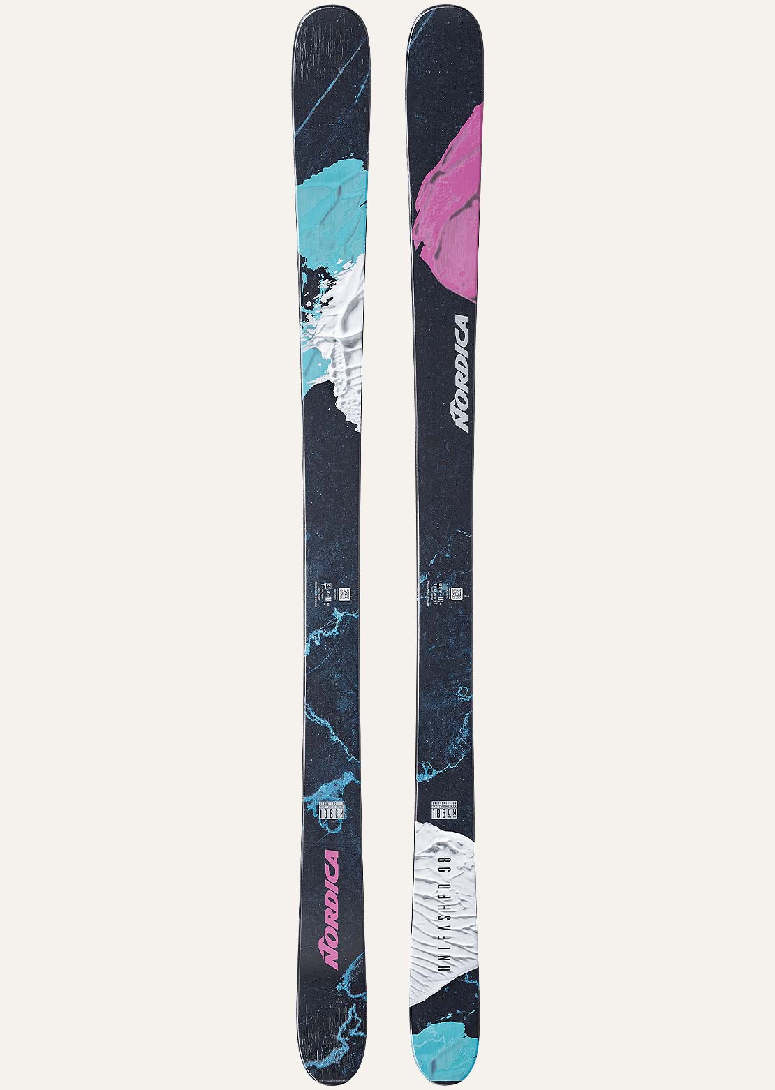 Nordica Men&#39;s Unleashed 98 Skis Blue/Black/Silver