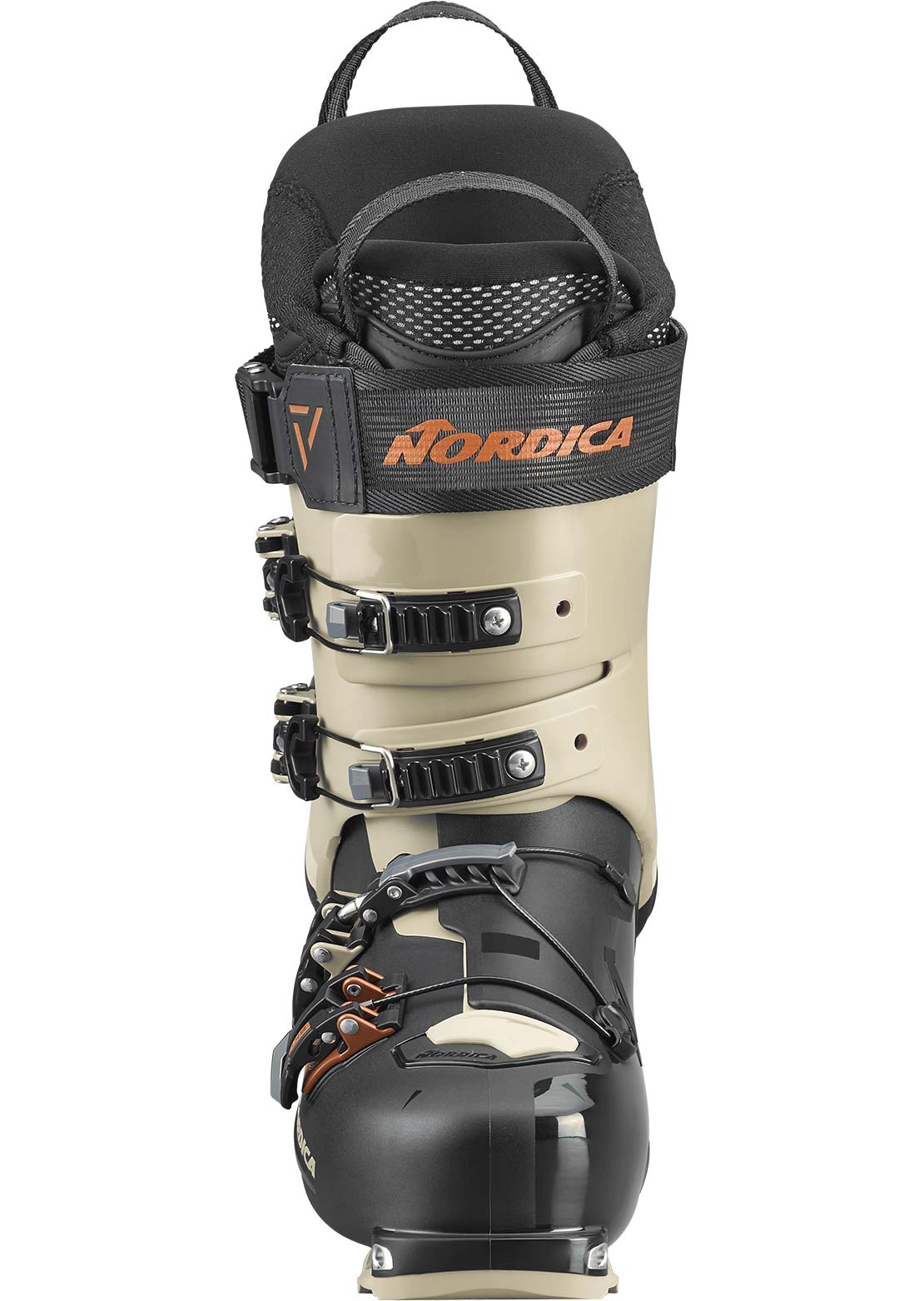 Nordica Men's Unlimited 130 DYN Ski Boots Black/Sand/Copper