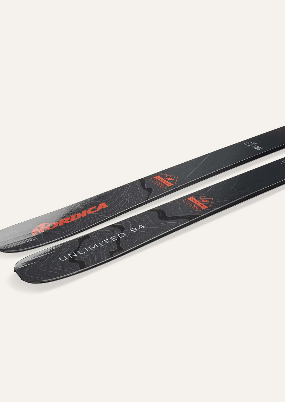 Nordica Men's Unlimited 94 Flat Ski Red/Grey