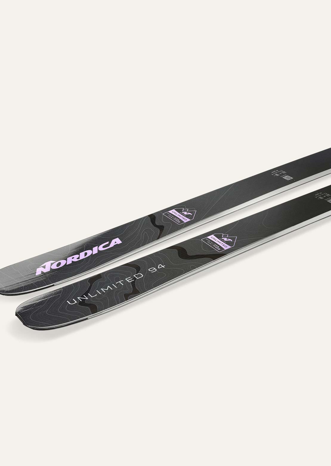 Nordica Men's Unlimited 94 Flat Ski Violet/Grey