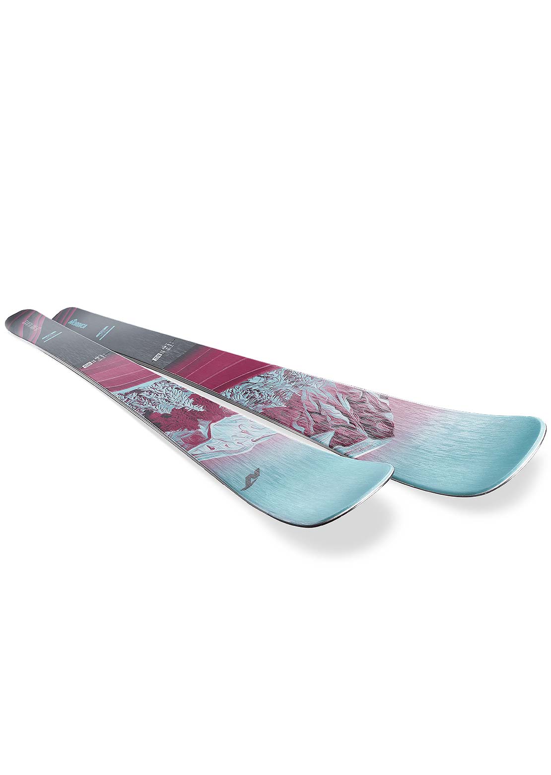 Nordica Women&#39;s Santa Ana 87 Skis Blue/Purple