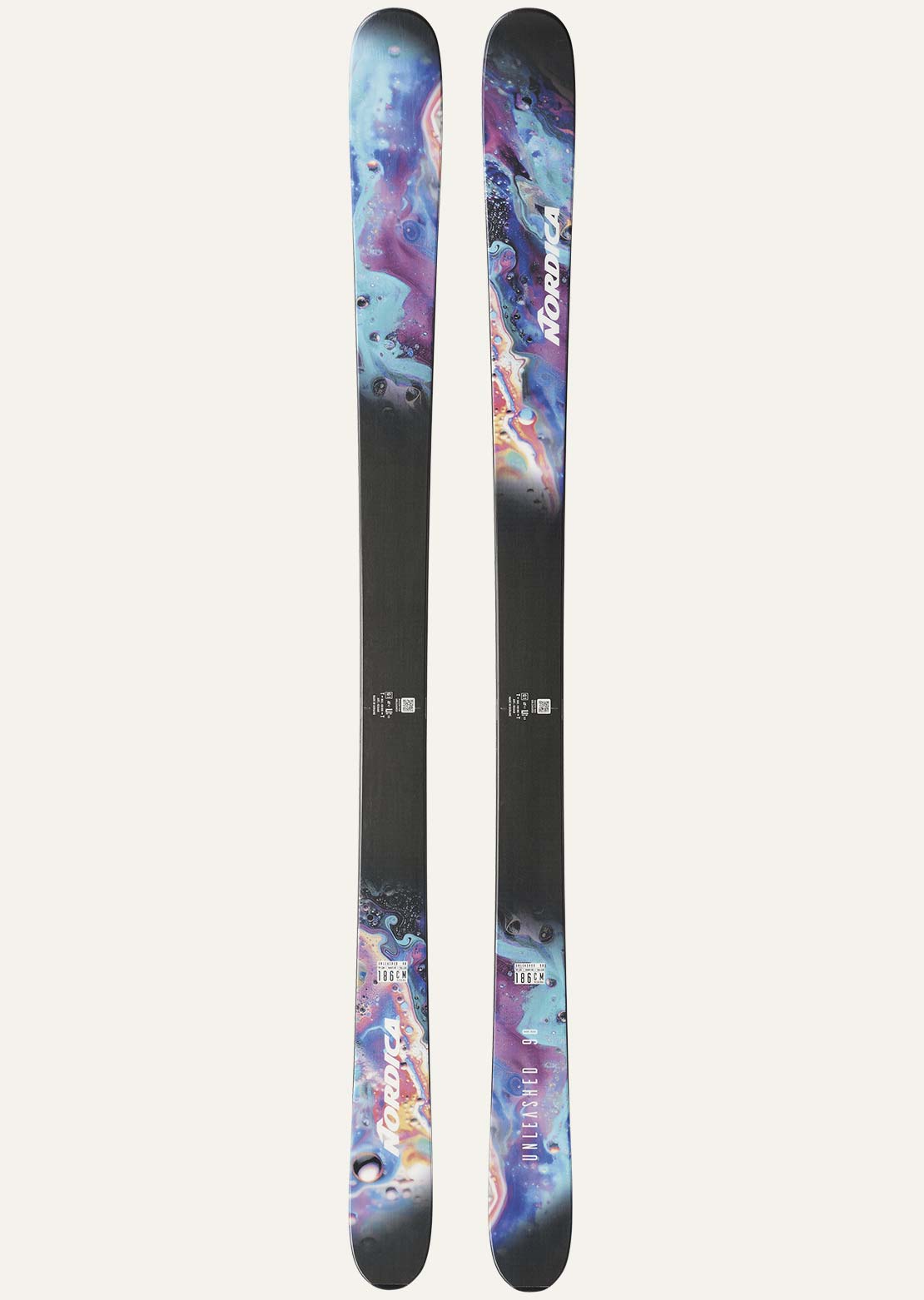 Nordica Unisex Unleashed 98 Ski Oilslick Turquoise