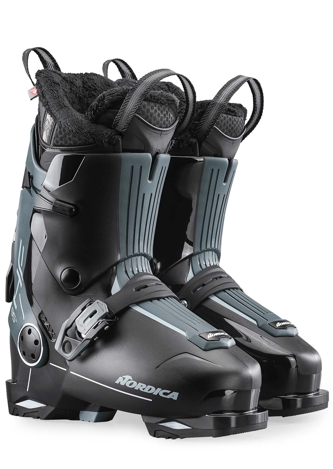 Nordica Women's HF 85 Ski Boots Black/Anthracite/Green