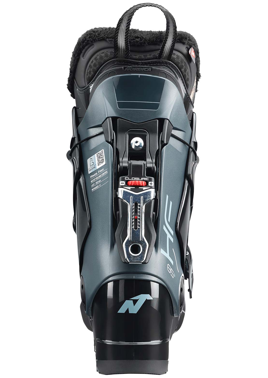 Nordica Women's HF 85 Ski Boots Black/Anthracite/Green