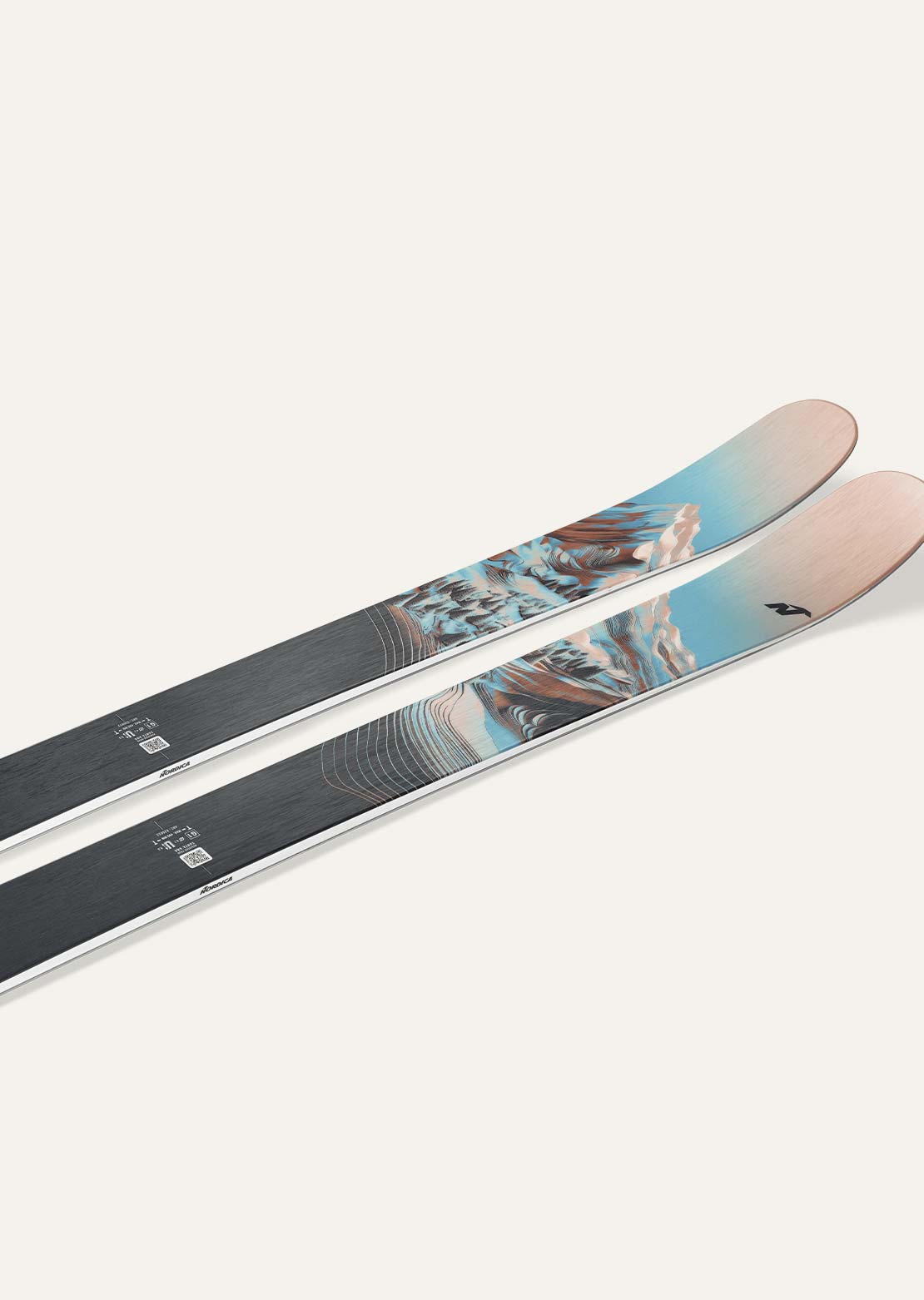 Nordica Women's Santa Ana 102 Ski Peach/Light Blue/Black