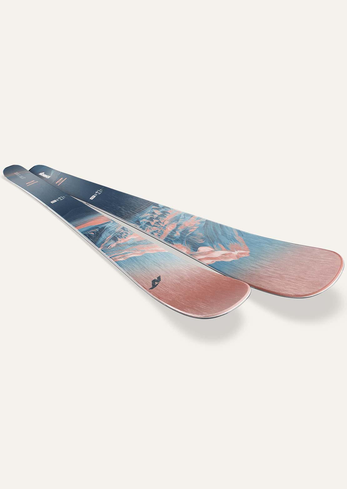 Nordica Women's Santa Ana 97 Ski Salmon/Turquoise/Navy