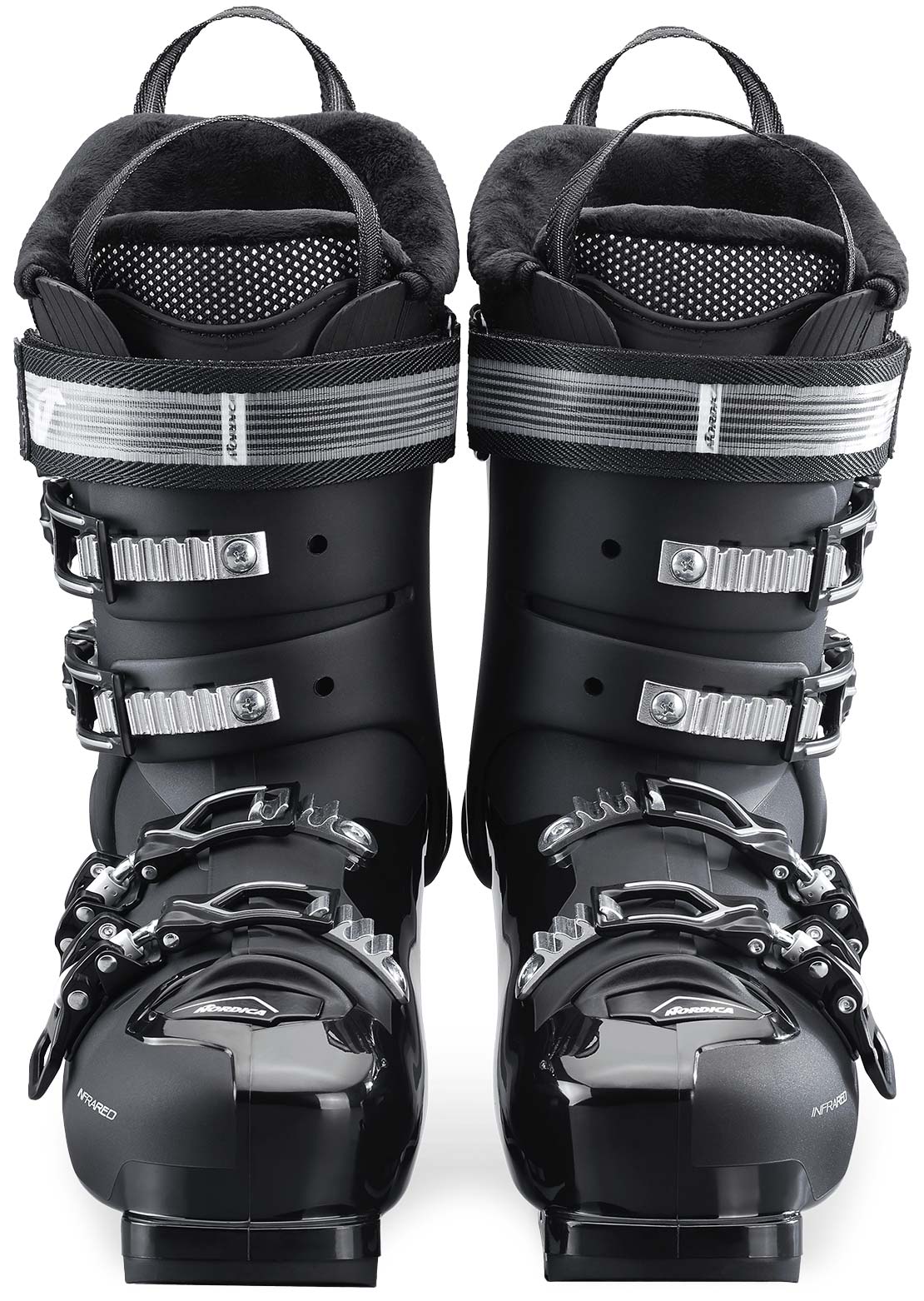 Nordica Women&#39;s Speedmachine 3 85 Ski Boots Black/White/Rose