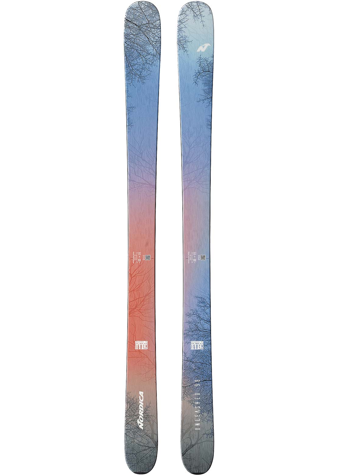 Nordica Women&#39;s Unleashed 98 Skis Purple