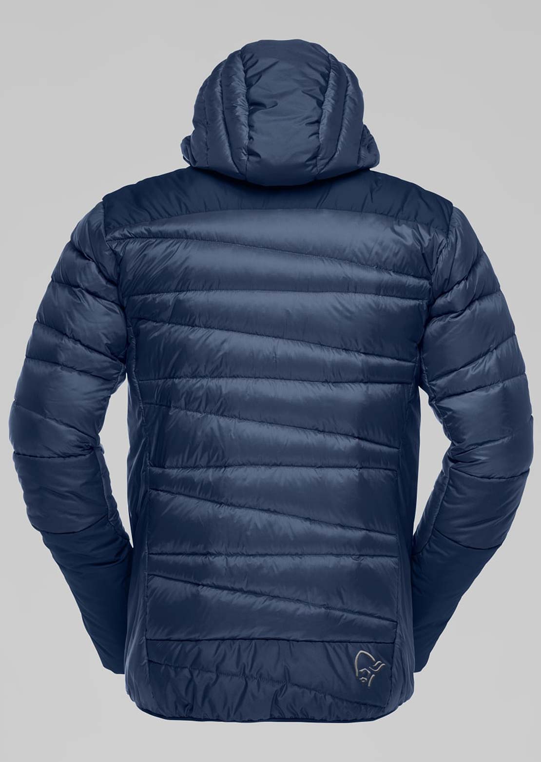 Norrona Men's Falketind Down750 Zip Hood Indigo Night