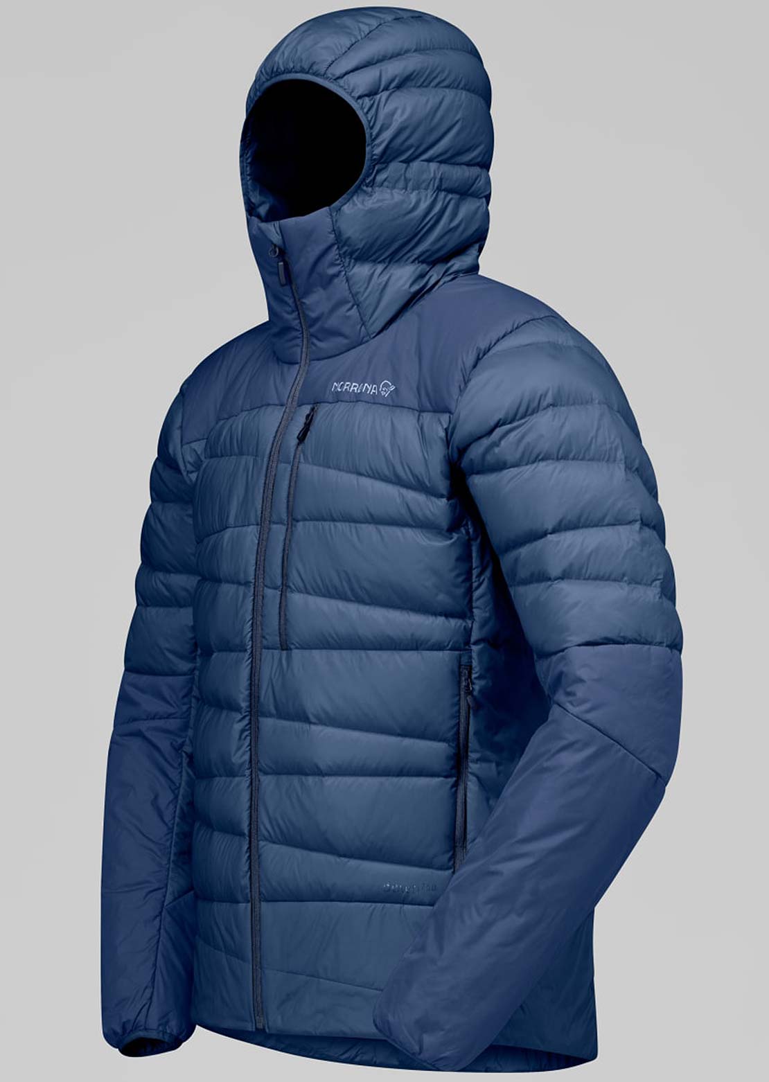 Norrona Men's Falketind Down750 Zip Hood Indigo Night