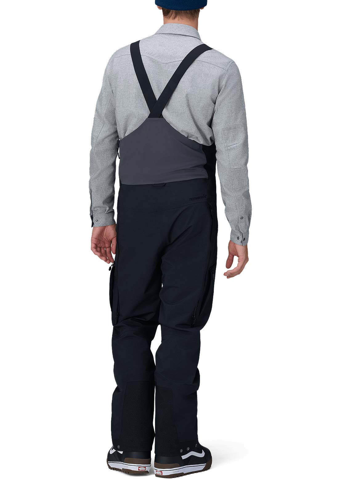 Norrona Men&#39;s Tamok Gore-Tex Performance Shell Bib Pants Caviar