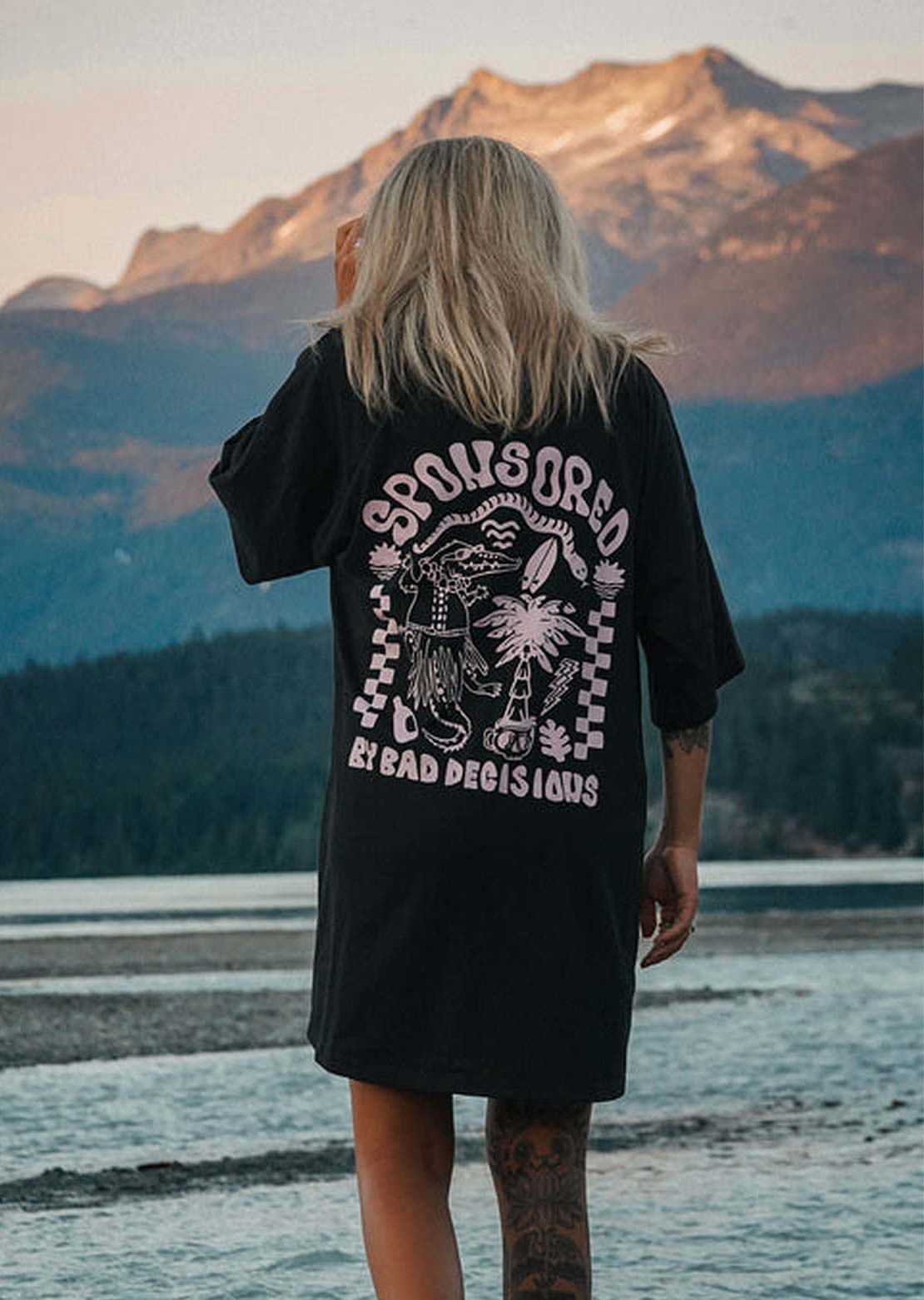 Notice The Reckless Women's Bad Decision Tee Dress