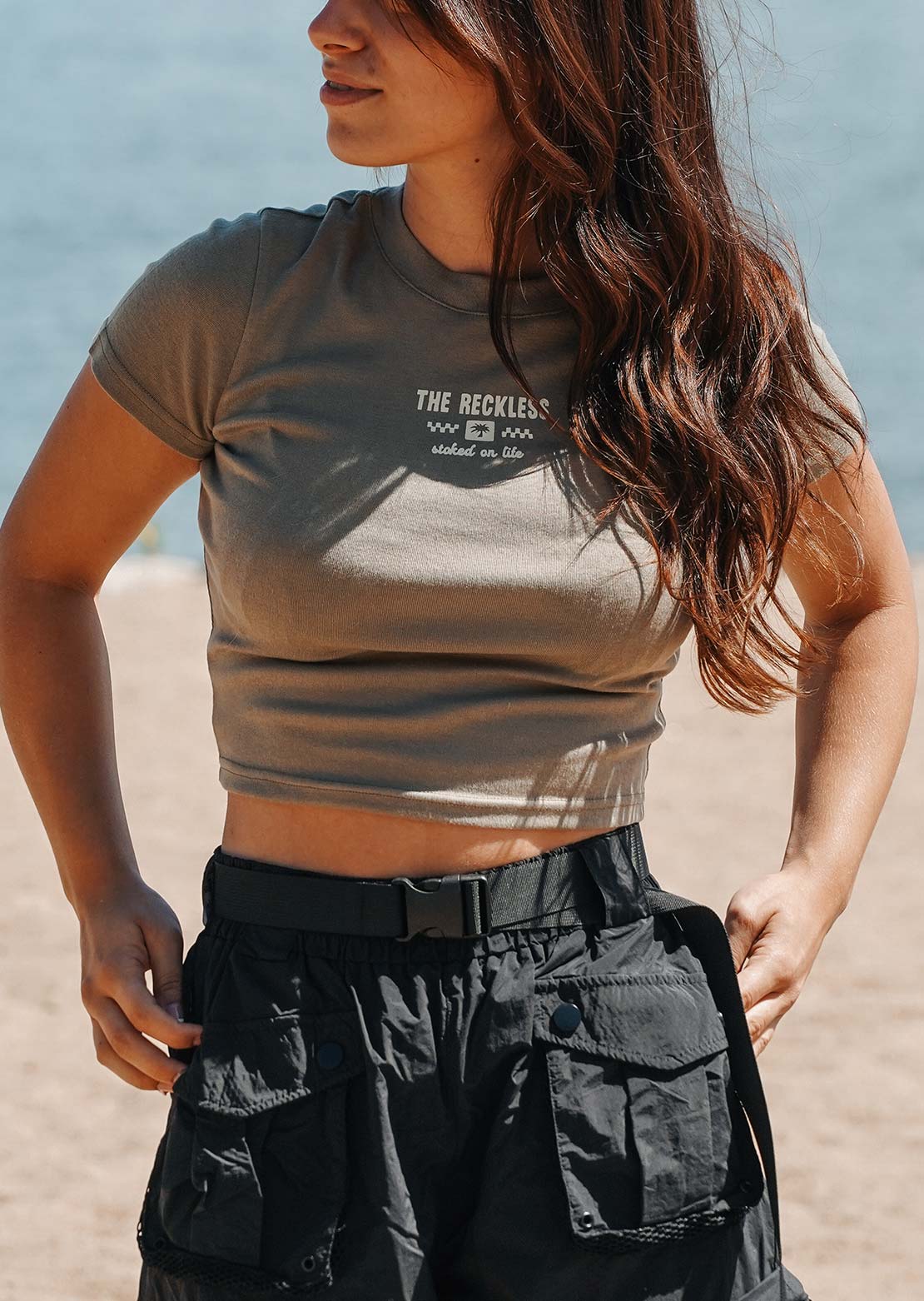 Notice The Reckless Women's Clay Fitted T-Shirt