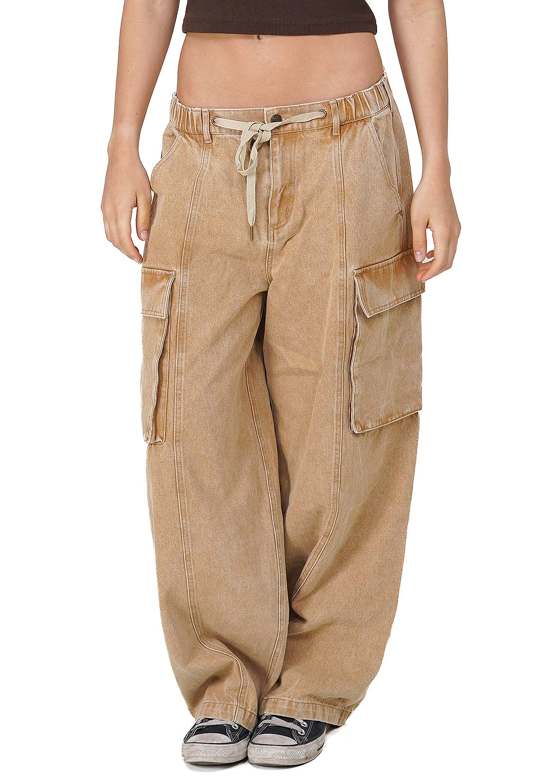 Notice The Reckless Women's Drift Sand Barrell Jeans