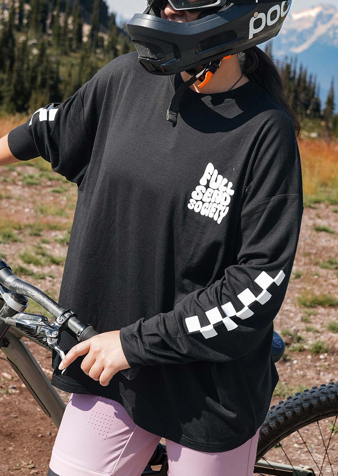 Notice The Reckless Women's Full Send Merino Oversized Long Sleeve
