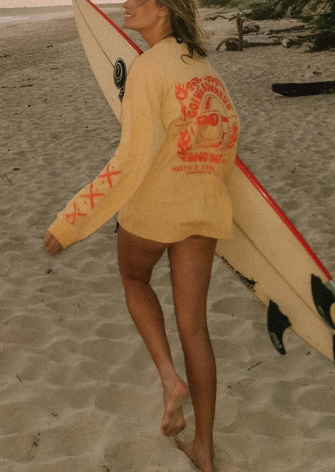Notice The Reckless Women's Going Nowhere Layered Long Sleeve