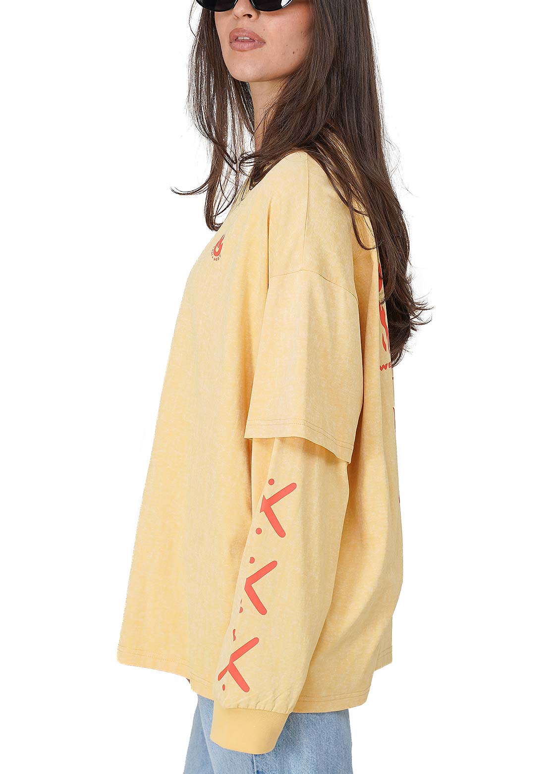 Notice The Reckless Women's Going Nowhere Layered Long Sleeve