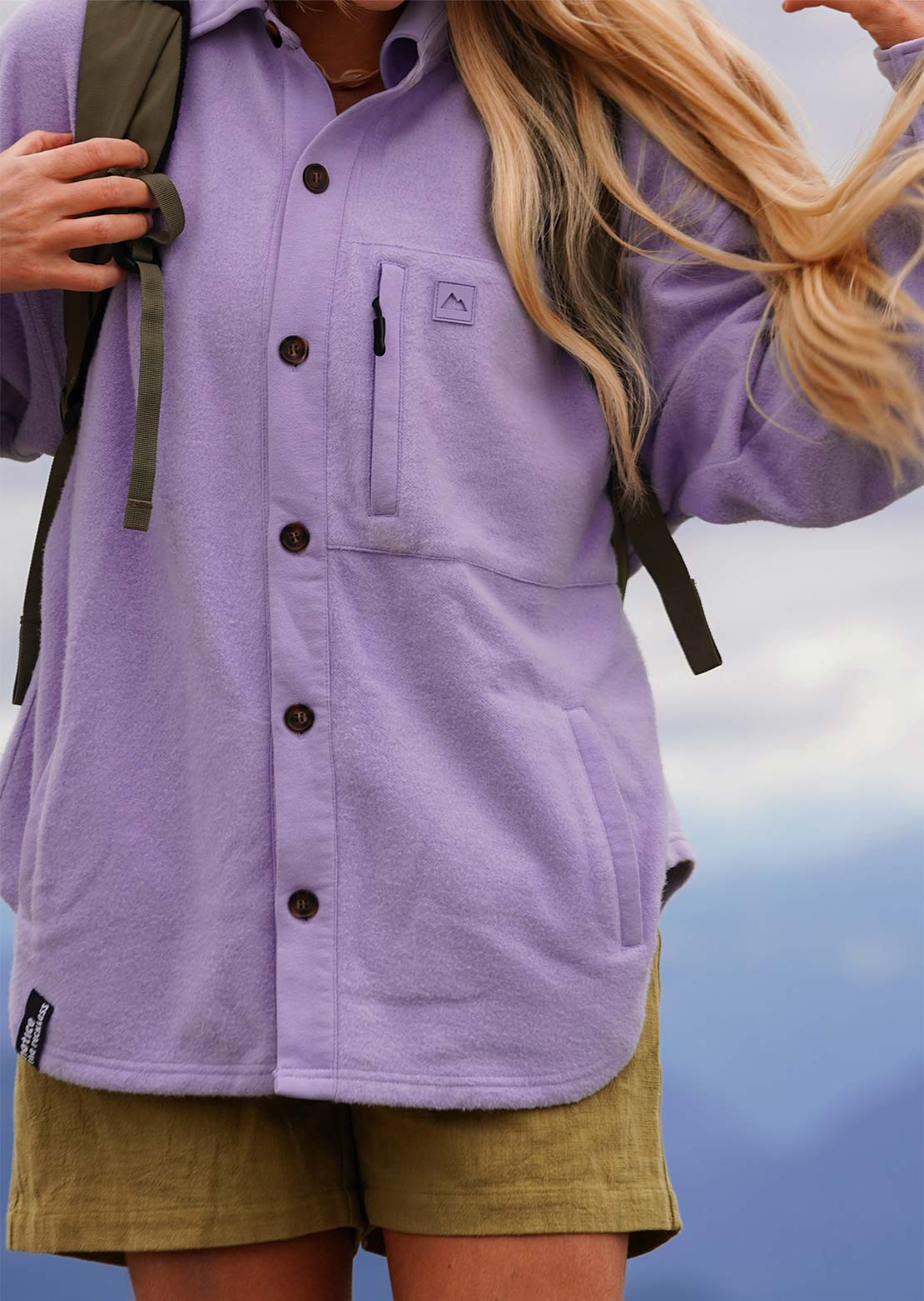 Notice The Reckless Women's Lilac Shacket