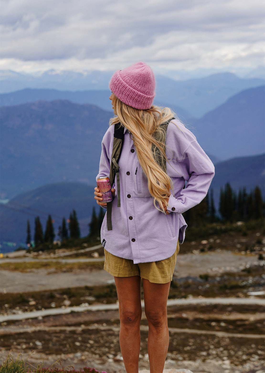 Notice The Reckless Women's Lilac Shacket