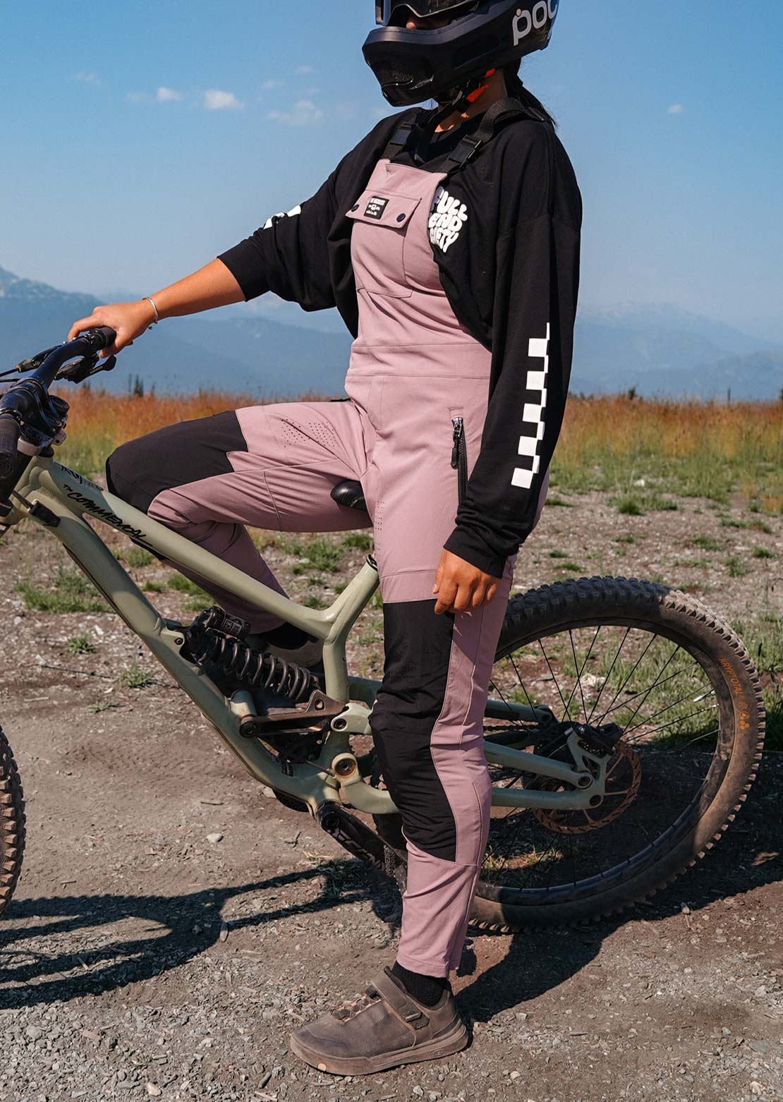 Notice The Reckless Women's MTB Bib Pants Dusty Pink