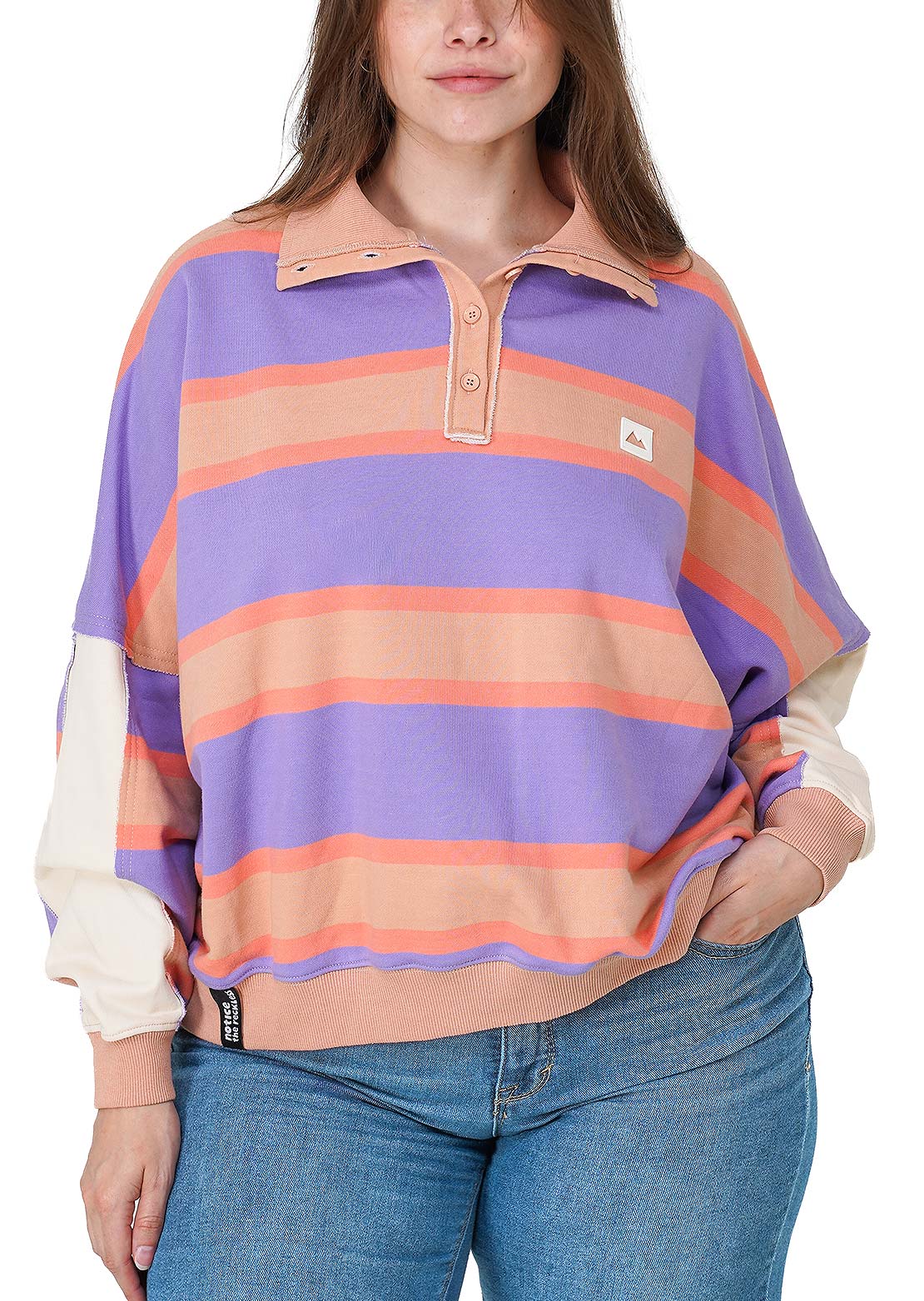 Notice The Reckless Women's Retro Stripe Polo