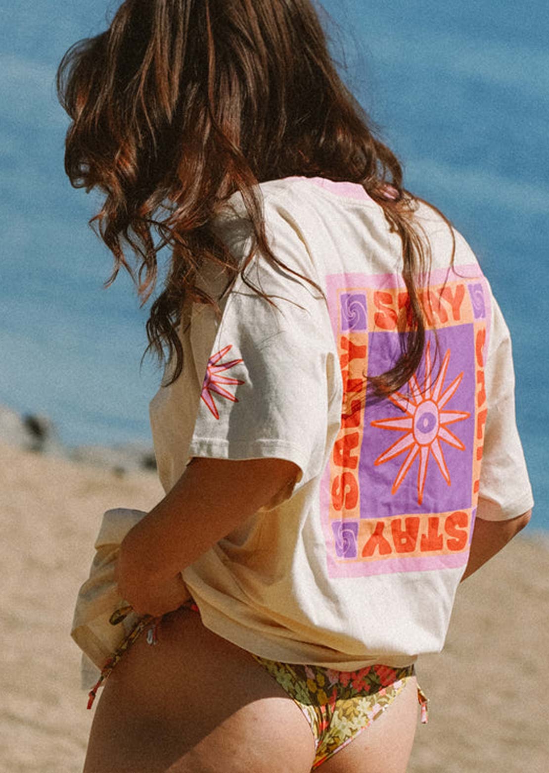 Notice The Reckless Women's Stay Salty Oversized T-Shirt