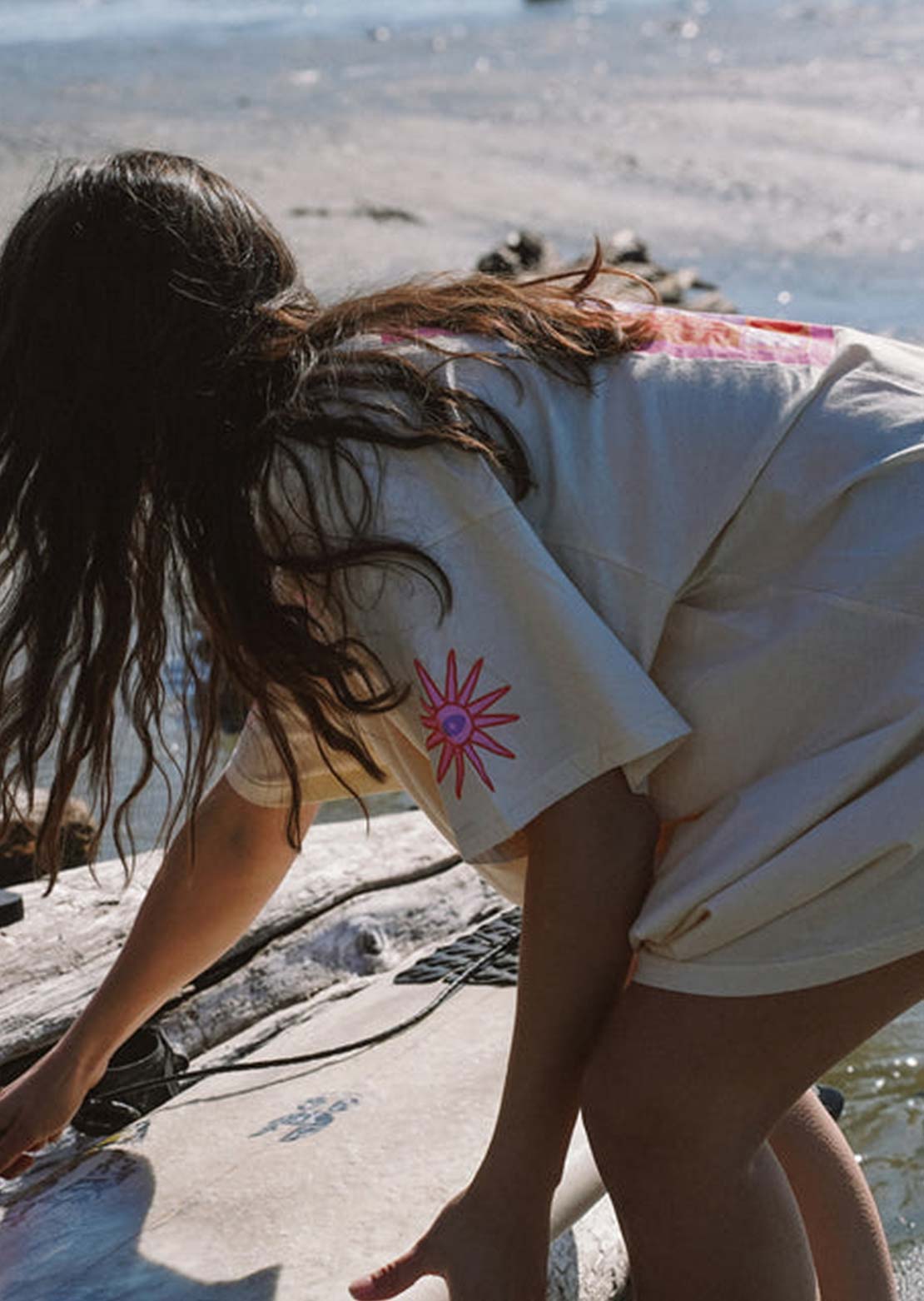 Notice The Reckless Women's Stay Salty Oversized T-Shirt