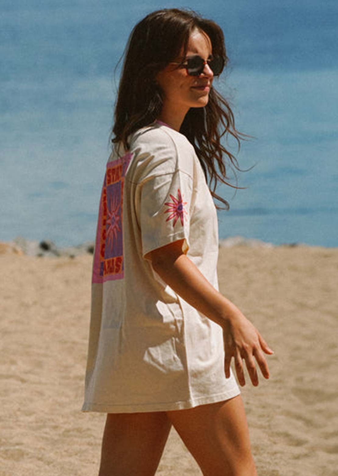 Notice The Reckless Women's Stay Salty Oversized T-Shirt